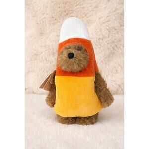 Boyds Bears Candy Corn Costume Plush Bear Fall Halloween Decor w Tag